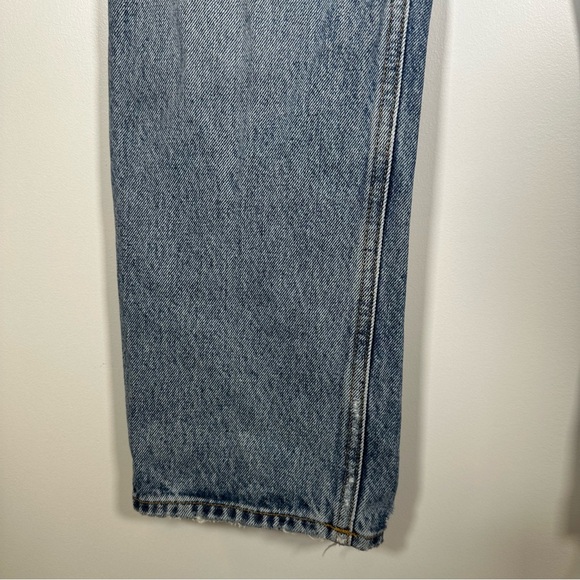 Agolde Riley High Rise Straight Crop in Frequency - Picture 9 of 16